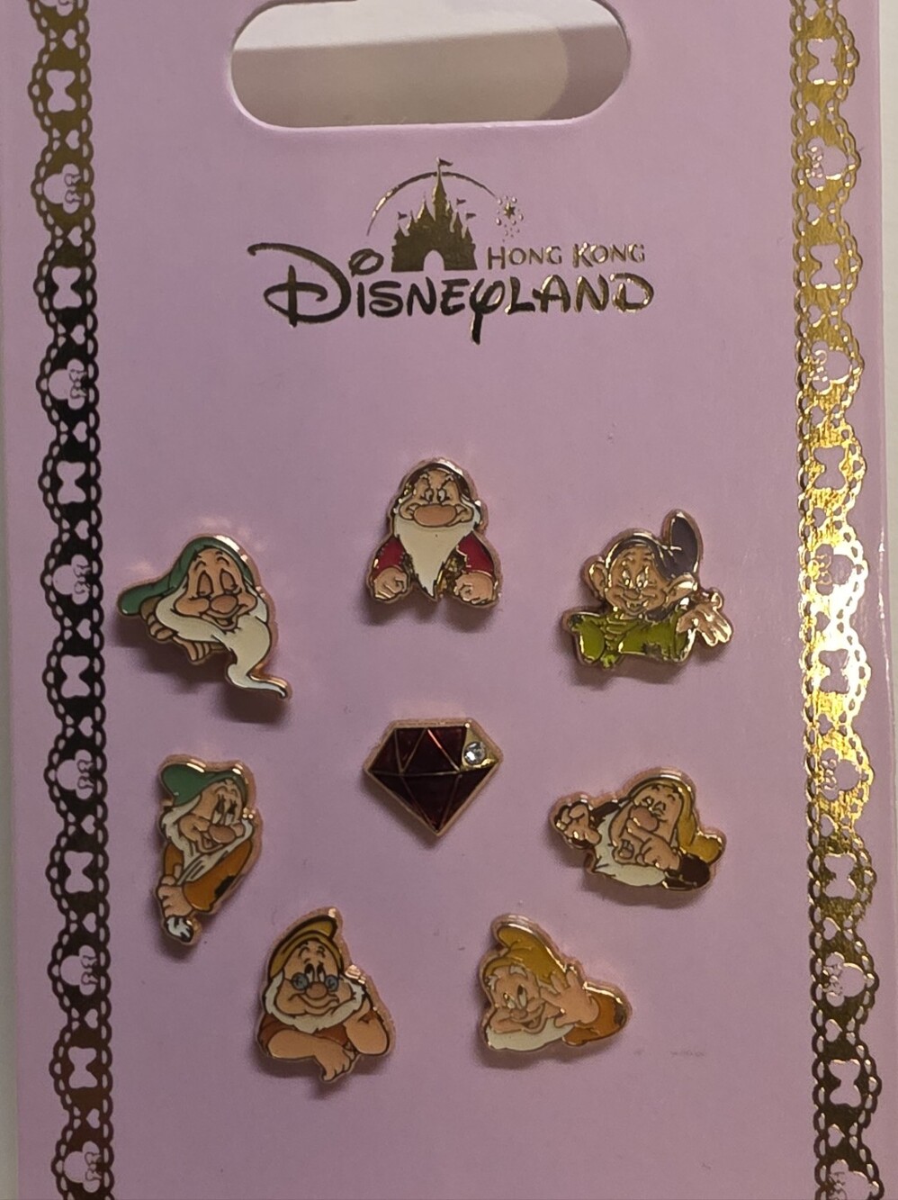 Set Of 8 Snowwhite Seven Dwarfs Earrings (HongKong Dinseyland Limited)